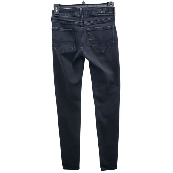 Denizen by Levi's Low-Rise Jegging Women's‎ Rinsed Black Denim Stretch Jeans W25 - Picture 8 of 8